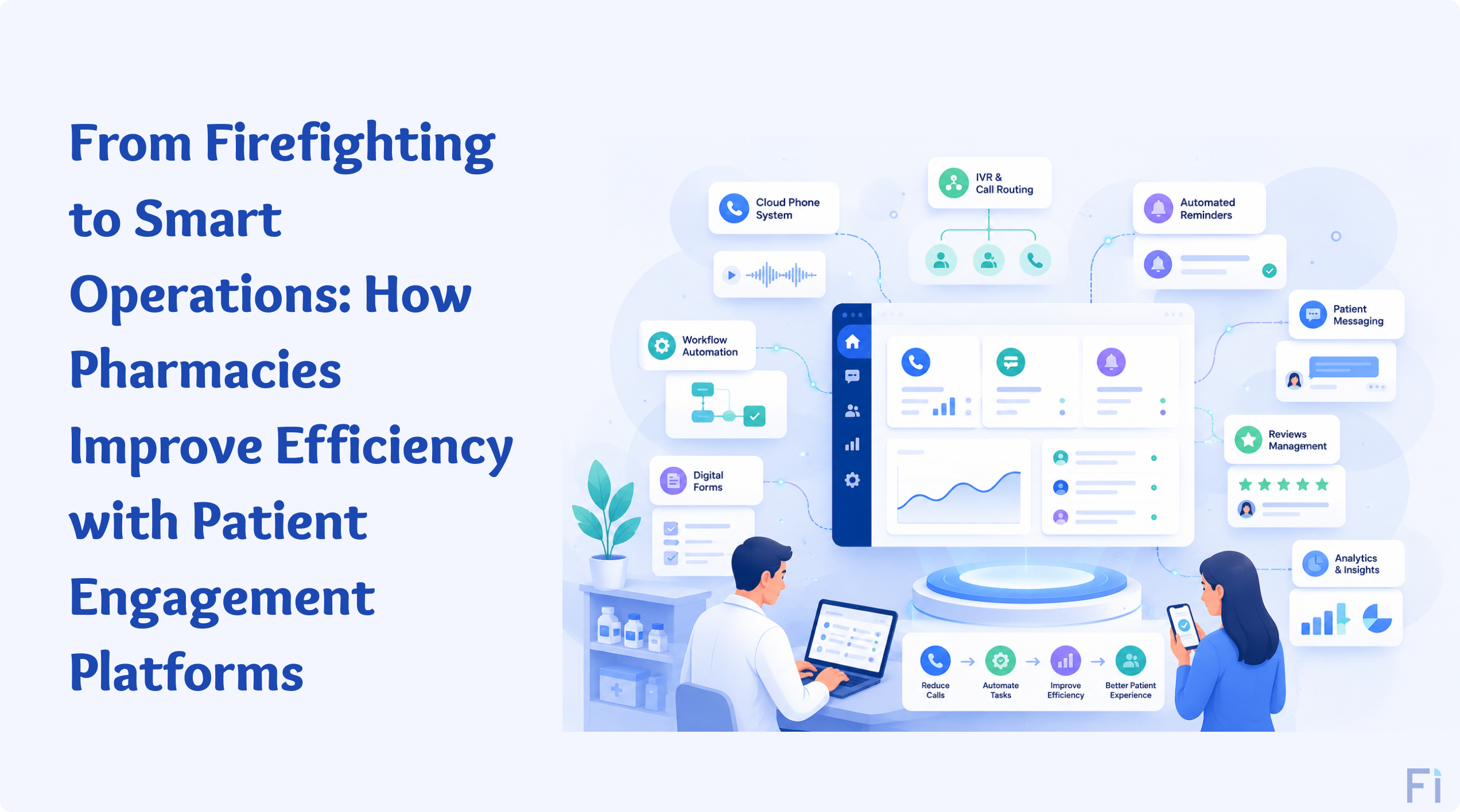 How pharmacies improve efficiency with patient engagement platforms